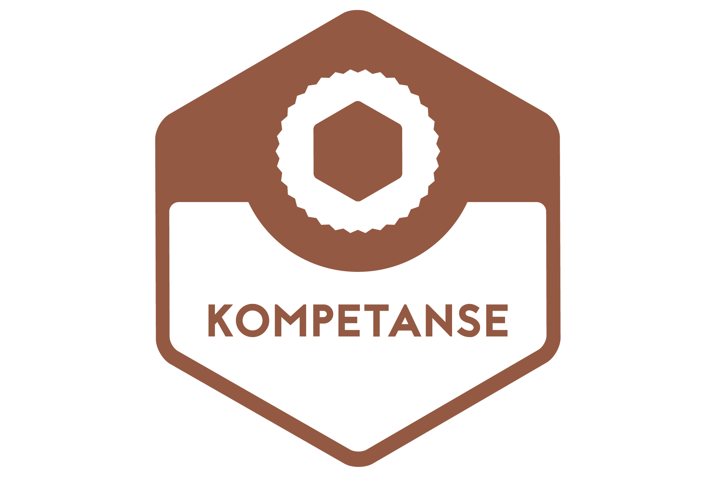 Et ikon med påskriften kompetanse.